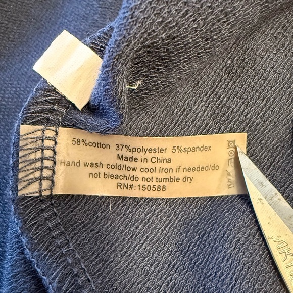 Sundays Anthropologie Women’s Shawn V Neck Mini Ruffle Tank Dress Navy Sz Large - Picture 6 of 9